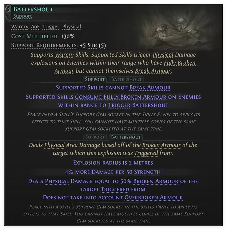 battleshout POE2